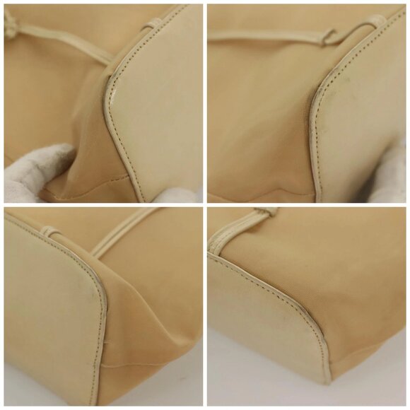 PRADA Hand Bag Nylon Beige Auth 128335 - Picture 16 of 16